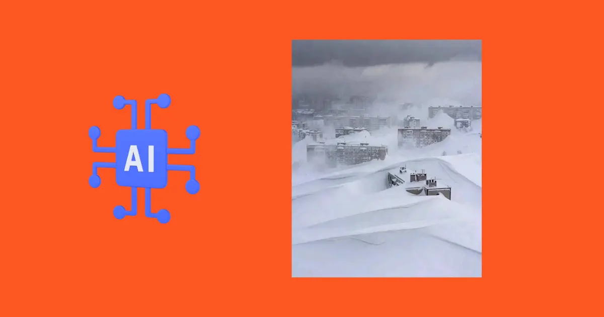 Настоящее ли фото, согласно которому на Камчатке выпал снег высотой с 9-этажный дом?