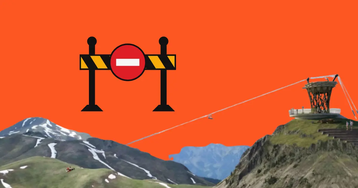 ჩირუხის ორზოლიან ზიპლაინთან მისასვლელი გზის მოწყობაზე გამოცხადებული ტენდერი მეოთხედაც არ შედგა