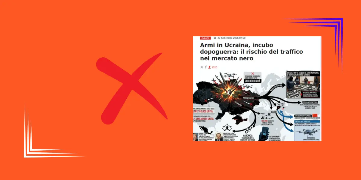 L'Antidiplomatico-ზე დაყრდნობით საქართველოში უკრაინაში დაკარგულ ან მოპარულ იარაღზე ინფორმაცია არასრული კონტექსტით გავრცელდა