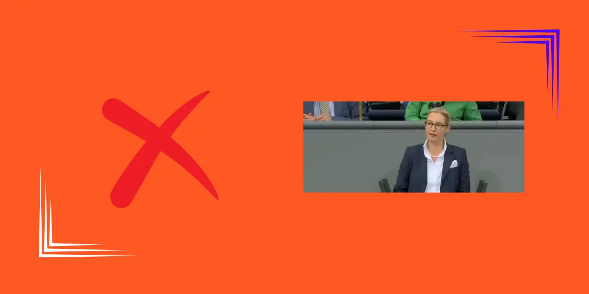 ალის ვაიდელის გამოსვლა ბუნდესტაგში ზელენსკის არ მიემართებოდა