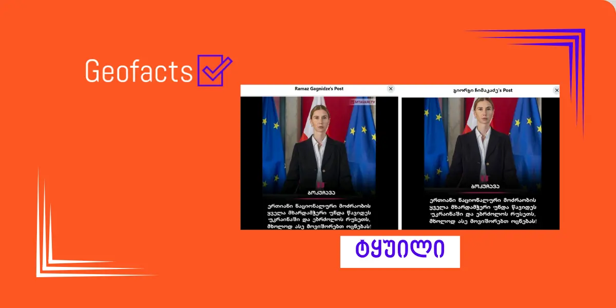 სოციალურ ქსელში თინა ბოკუჩავას ყალბი ციტატა ვრცელდება