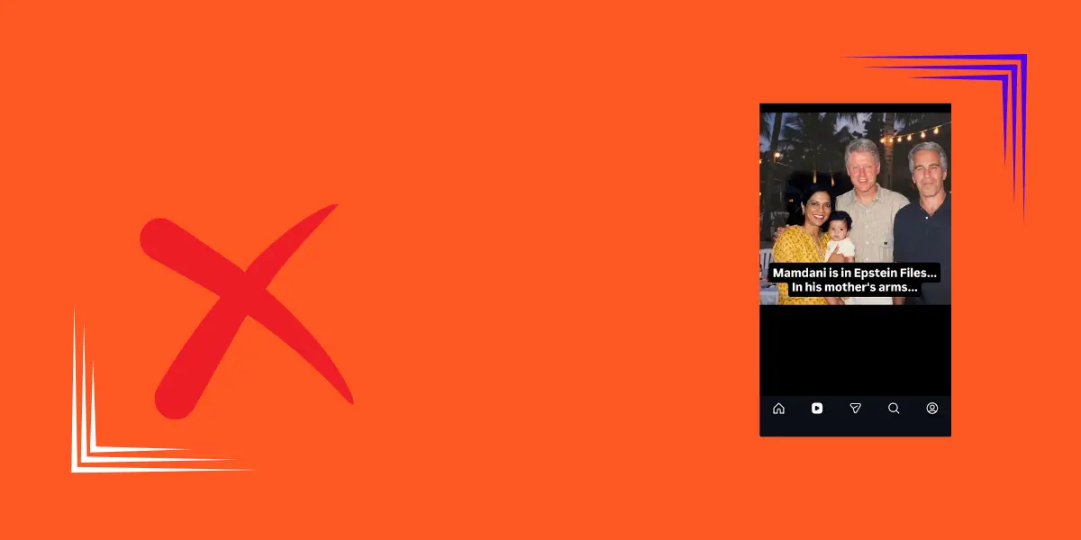 მტკიცება, რომ ზოჰრან მამდანი ჯეფრი ეპსტინის ოჯახის წევრია, სიმართლეს არ შეესაბამება