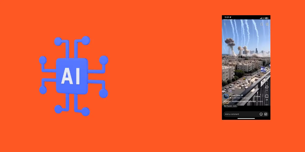 თელ-ავივის დაბომბვის კადრები ხელოვნური ინტელექტით არის შექმნილი